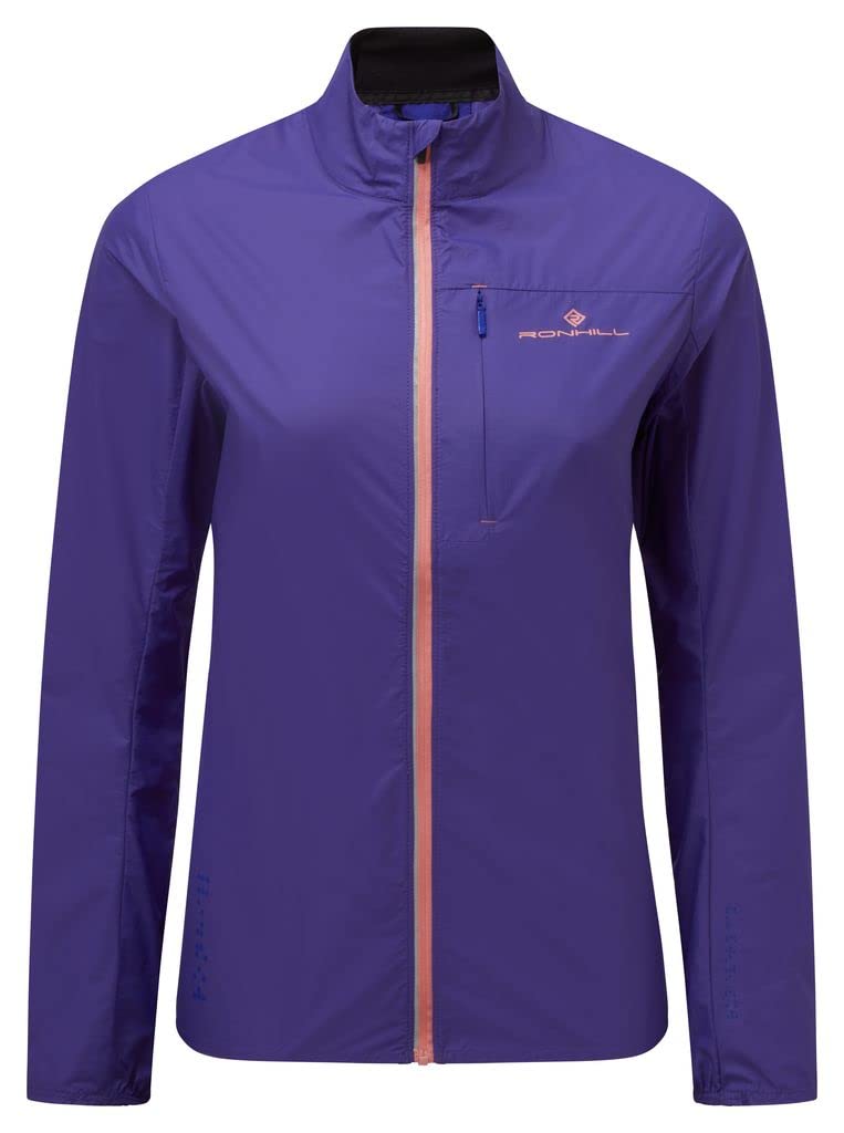 Ronhill Women's Indigo/Blush Running, Tech Ltw Jacket