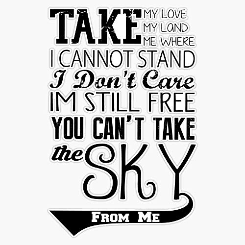 Firefly Theme Song Quote Vinyl Waterproof Sticker Decal Car Laptop Wall Window Bumper Sticker 5