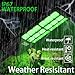 LIANGTUKING Green Hog Light for Night Hunting, Solar Green Light for Hunting Wild Hogs, Deer, Coyote, Bears and Fishing Hunting Accessories, Motion Activated Feeding Light with Remote Control (2 Pack)