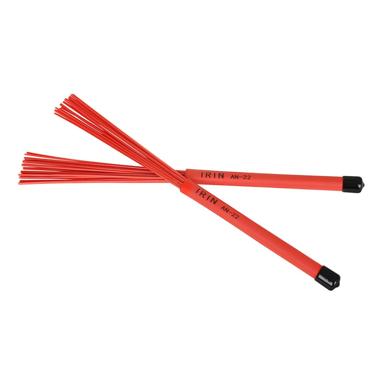 Totority Professional Drum Brushes Set Jazz Drum Wire Brush Non-slip Handle Easy to Store