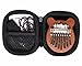inDomit Kalimba Thumb Piano 8 Keys with Hard Protective Travel Case (Bear shaped）