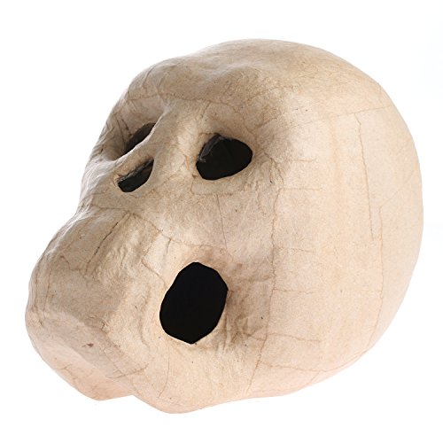 Factory Direct Craft Life Size Paper Mache Skull For Halloween, Gothic And Day Of The Dead Display #TOP1