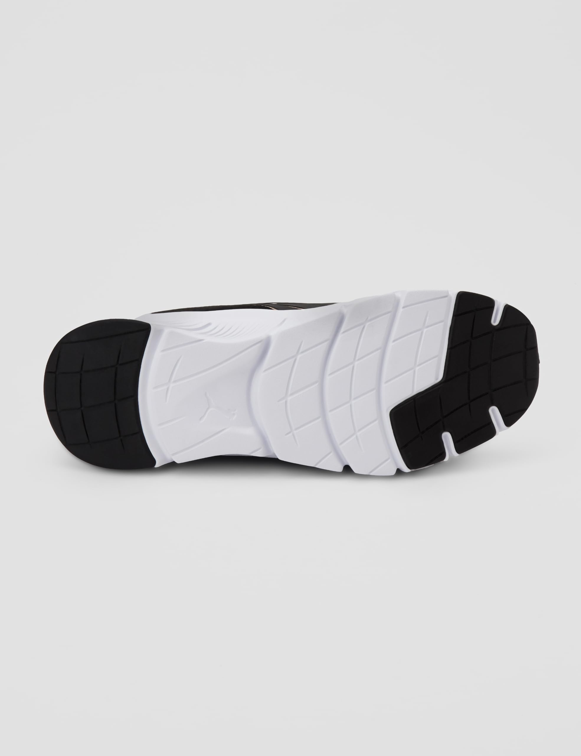 Puma FLEXFOCUS Lite - Tenis Modernos para Correr de Carretera Unisex, Negro, Blanco y Oro Rosa, Talla 10 de Reino Unido
