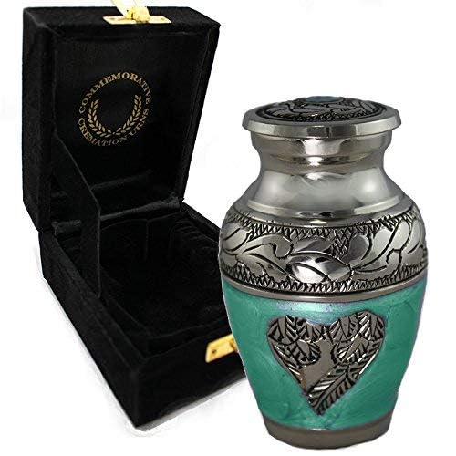 Image of Angel Green Cremation Urns for Human Ashes Adult Male Urns for Ashes