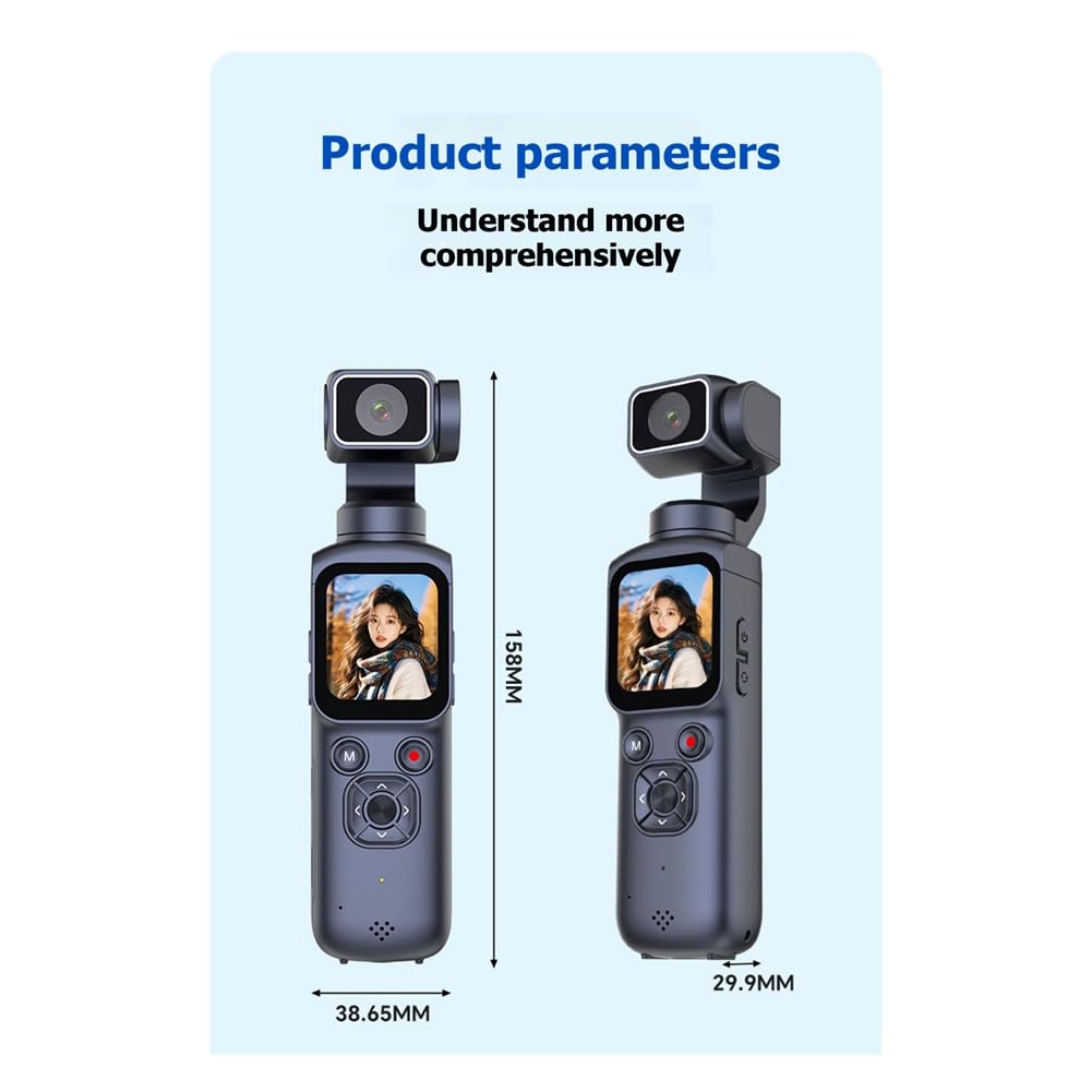 Kamera sportowa 4K z obsługą WiFi, 4,37 cm, ekran IPS, pilot zdalnego sterowania, rejestrator wideo DV, 64 MP, do vloga, do jazdy na rowerze i motocyklu