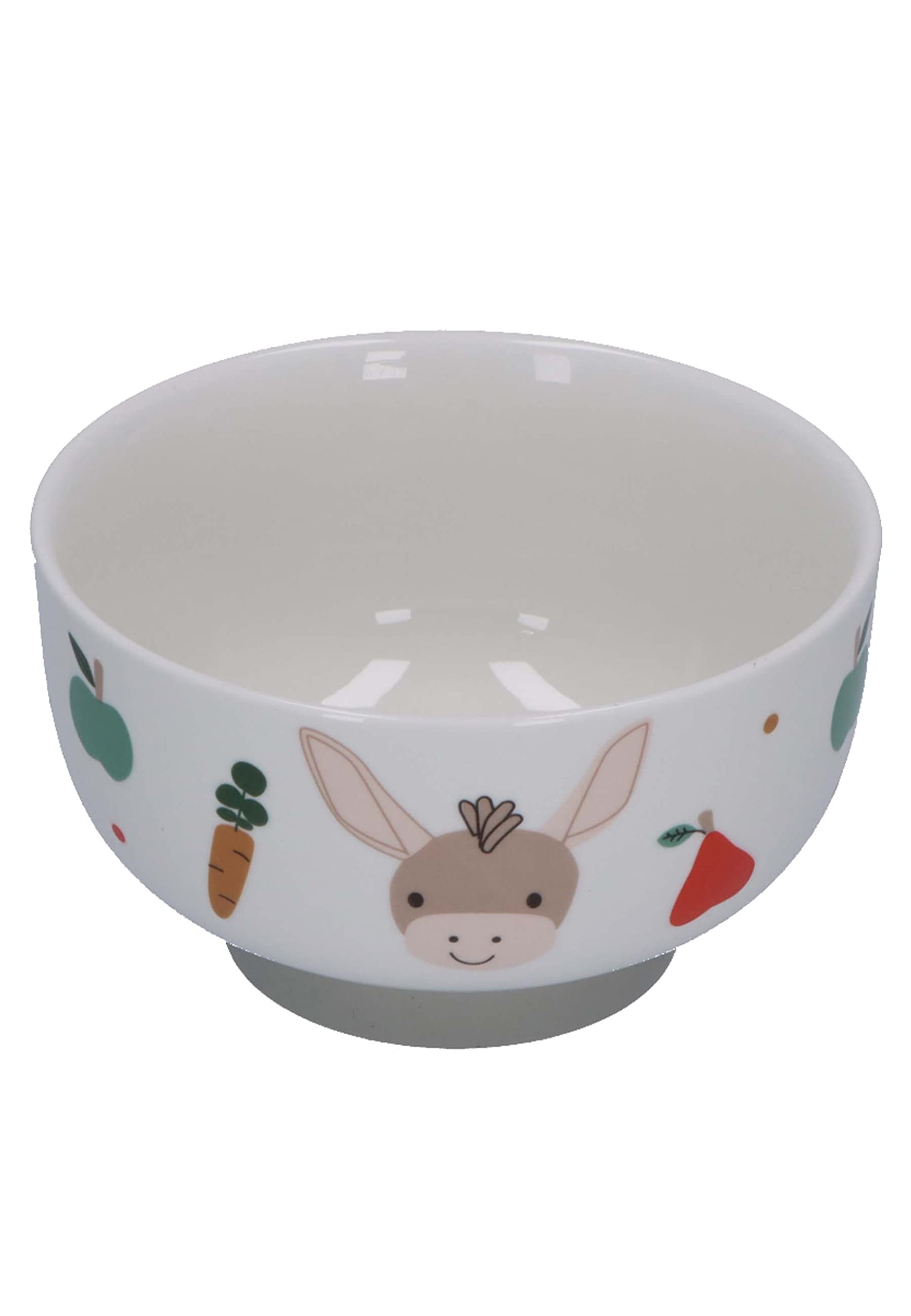 Set Stoviglie Bambino Dino Rexi Sterntaler | Piatto, Ciotola 400 Ml E Tazza 200 Ml In Porcellana Con Base Silicone Antiscivolo | Microonde E Lavastoviglie
