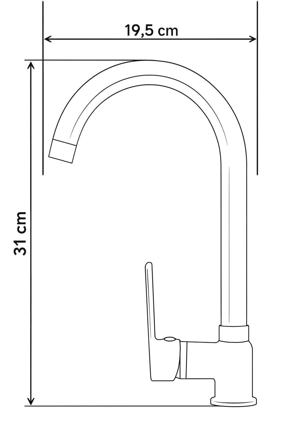 Edelstahl Küchenspüle 86x43,5 cm mit Küchenarmatur – Einbauspüle 1 Becken mit Abtropffläche – Spülbecken Edelstahl 304 rostfrei inkl. Siphon & Chrom-Armatur – Komplettset