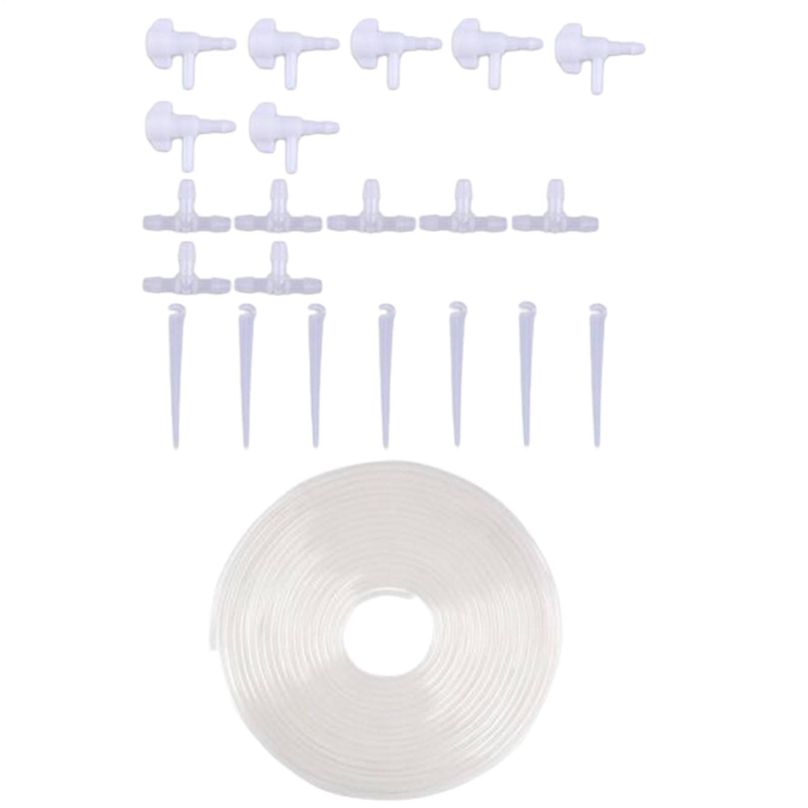 Drip Irrigation Emitters - Auto Landscape Drippers - Outdoor Drip Emitters with 23 Ft Tube for Potted Plant Lawn Garden Outdoor Greenhouse Tree Yard Raised Bed