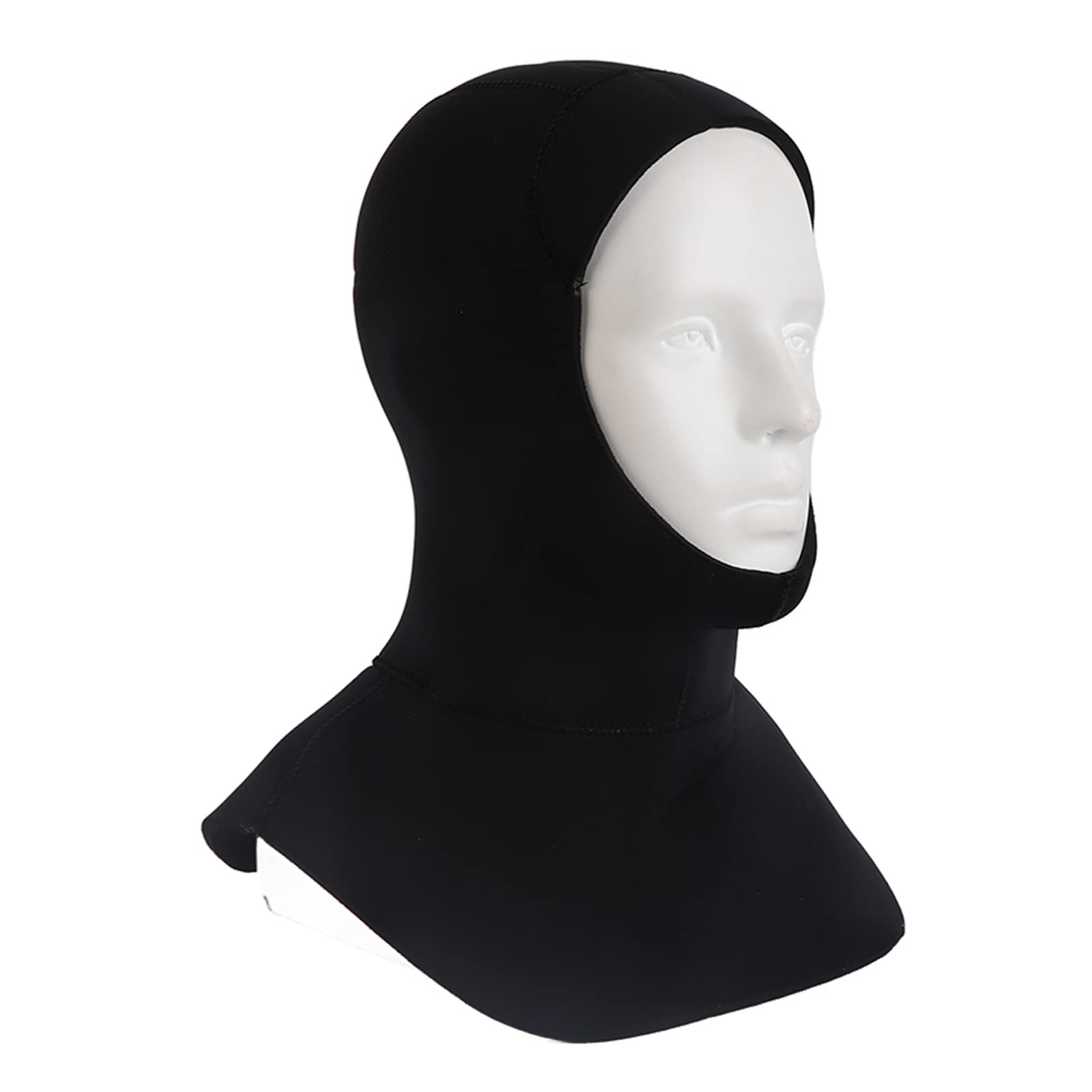 Lybunair Neoprene Dive Hood, 5mm Thick Wetsuit Hood for Snorkeling, Surfing, Kayaking, and Water Sports (L/XL)