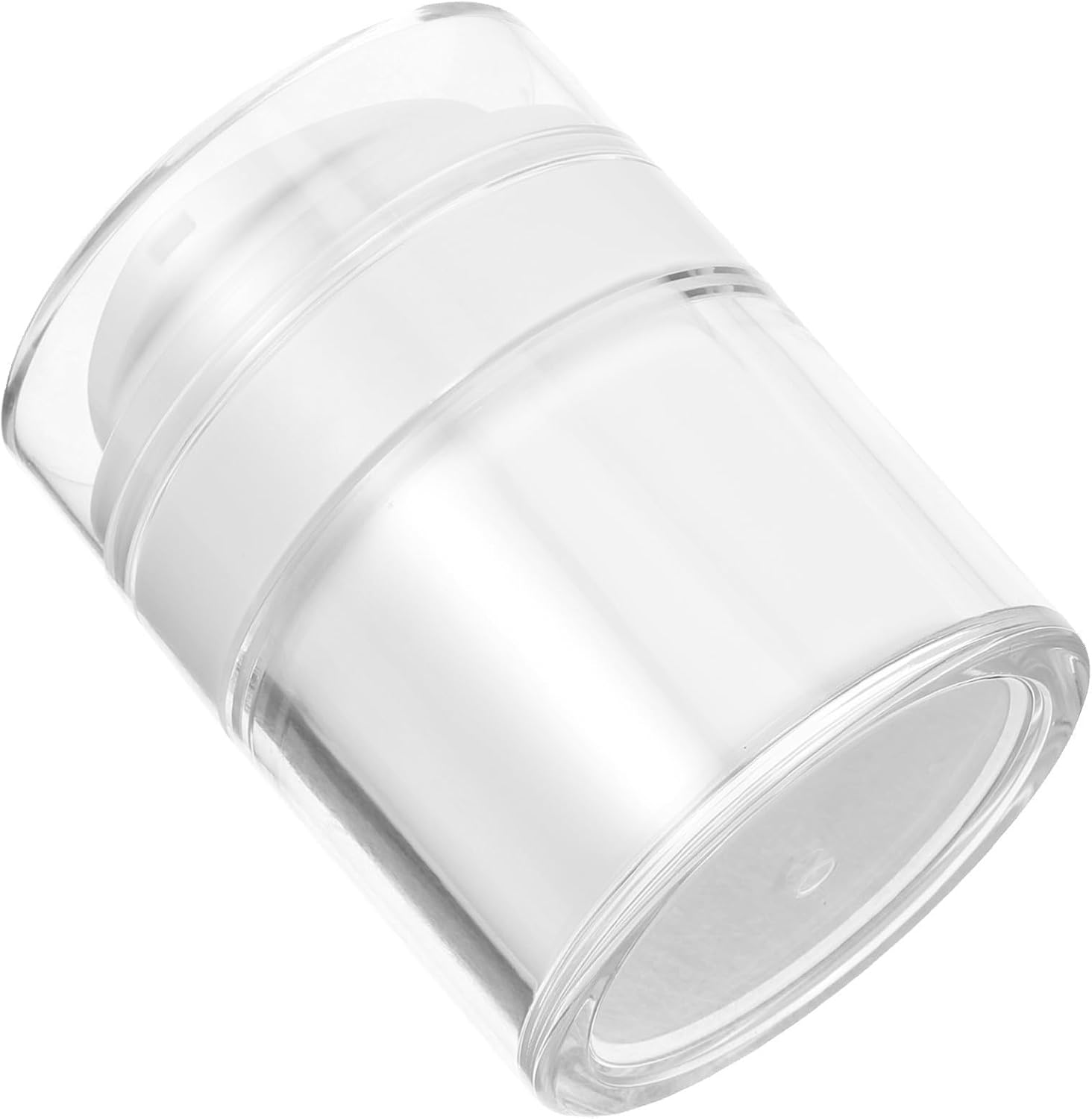Holibanna 30ml Small Cream Jar Refillable Plastic Cosmetic Container with Lid Lightweight Construction Protects Cosmetics for Outdoor Travel and Shopping