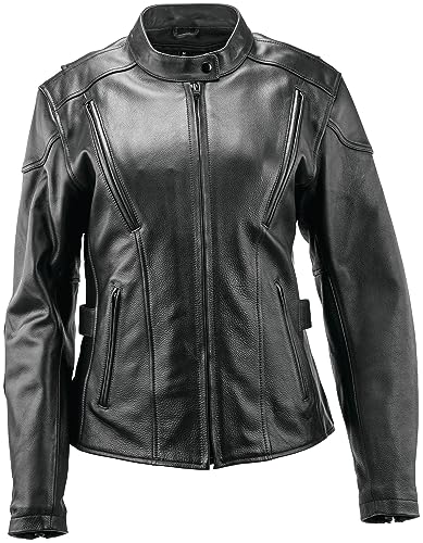 94367 River Road - Race Leather Jacket Black Womens - 2XL