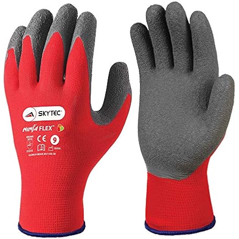 Skytec Ninja Flex Super Thin Lightweight Safety Work Gloves (Large) Cover