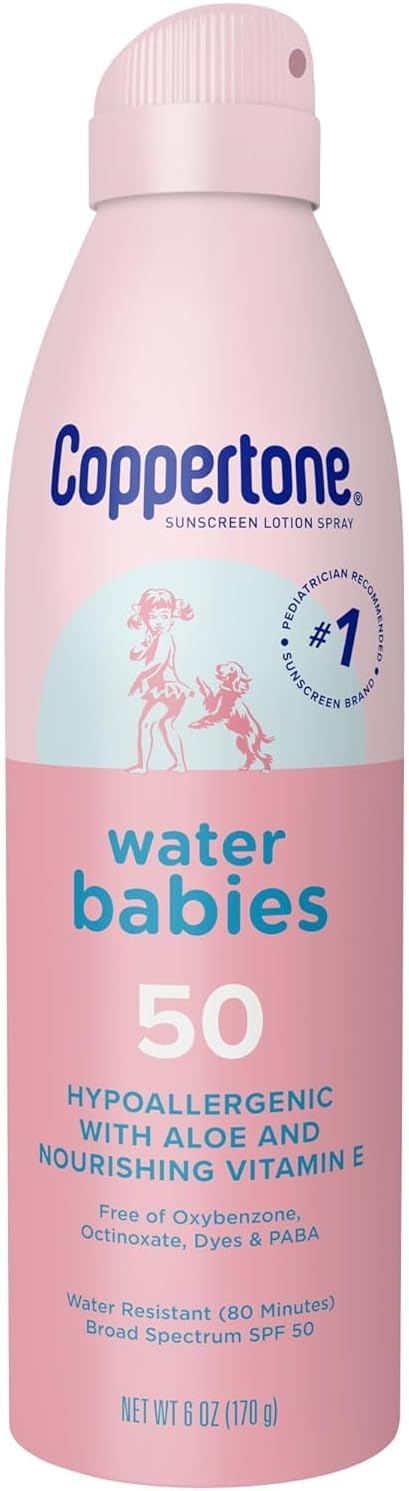 Coppertone Waterbabies - Waterbabies Qc Ltn Spray SPF 50, 6 Fl Oz (CT00169)