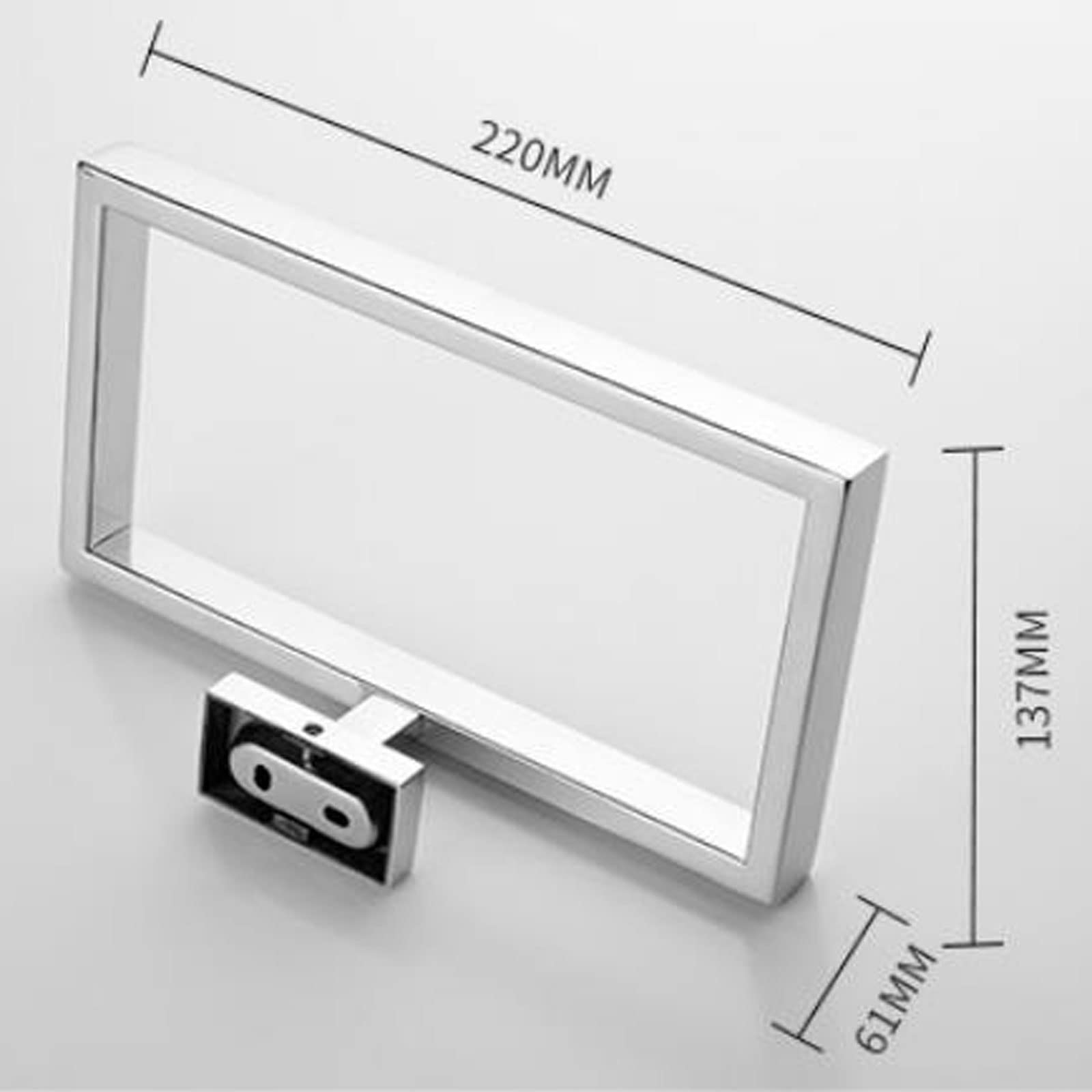 Quadratischer Ringmaß aus Edelstahl für die Schmuckherstellung.