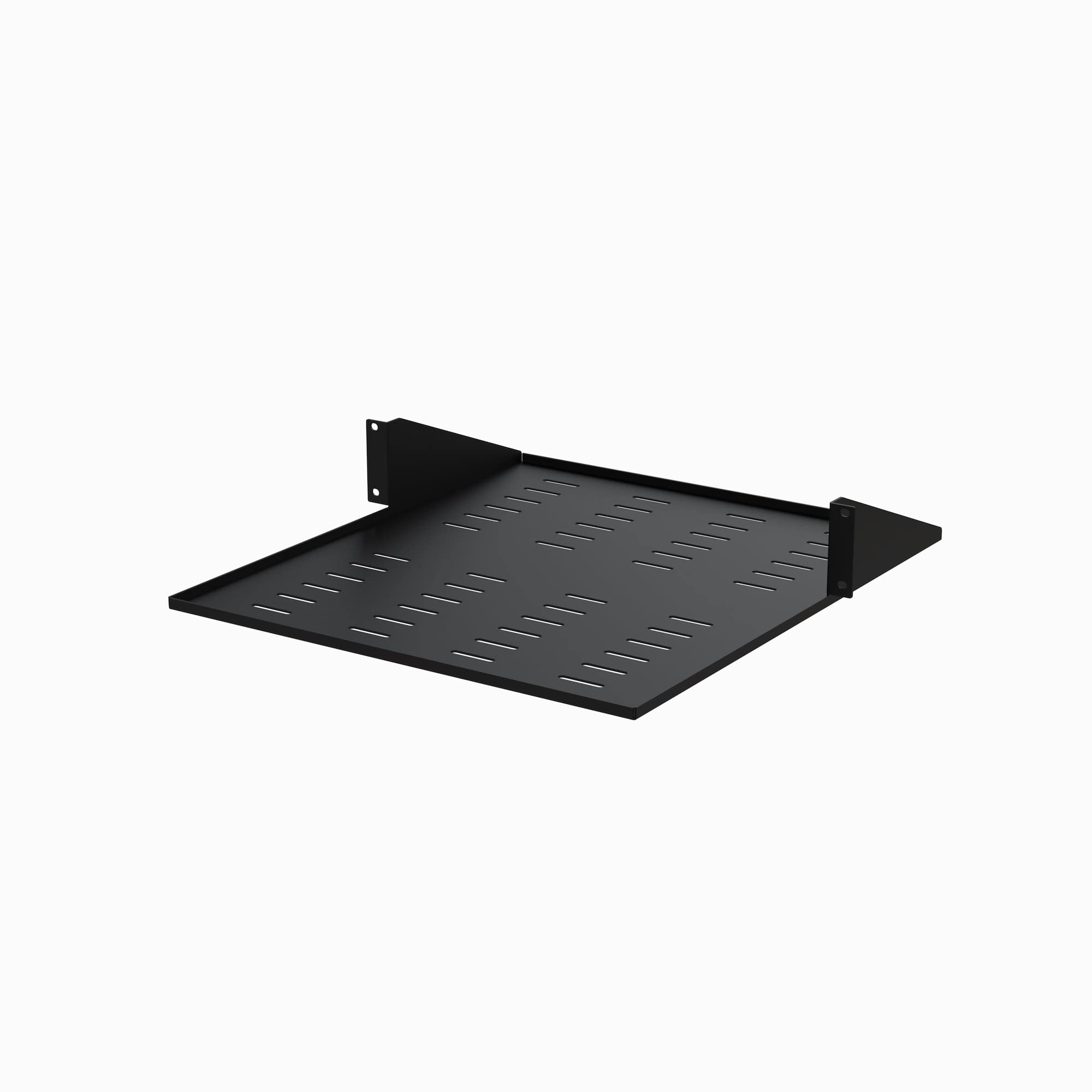 StarTech Étagère Cantilever Ventilée 2U Centrale, 34kg (CABSHF2POSTV2) | Plateau universel, Montage en rack, Baie serveur, Acier, Double face, 2 Montants