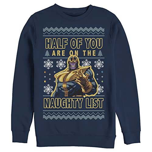 Sweat-shirt de Noël Thanos Marvel pour vos soirées pull moche en famille