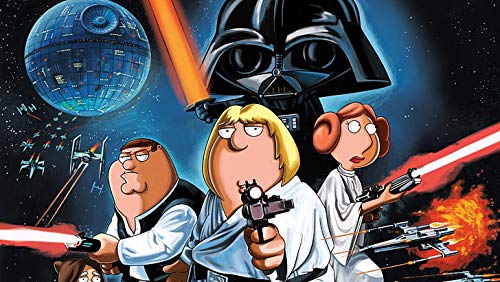 Poster Bubble Humor Star Wars Family Guy Matte Finish Paper Poster Print (Multicolor) PB-9810