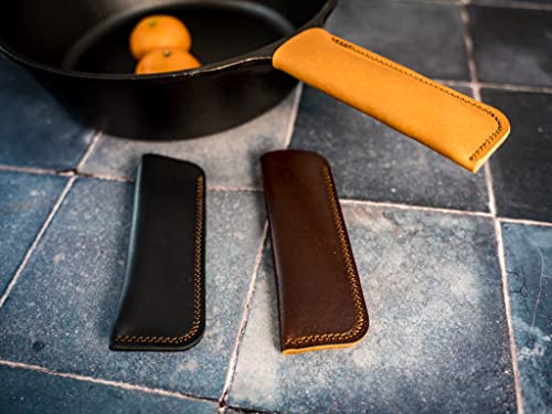 Leather Cast Iron Pan Handle Holder #TOP1