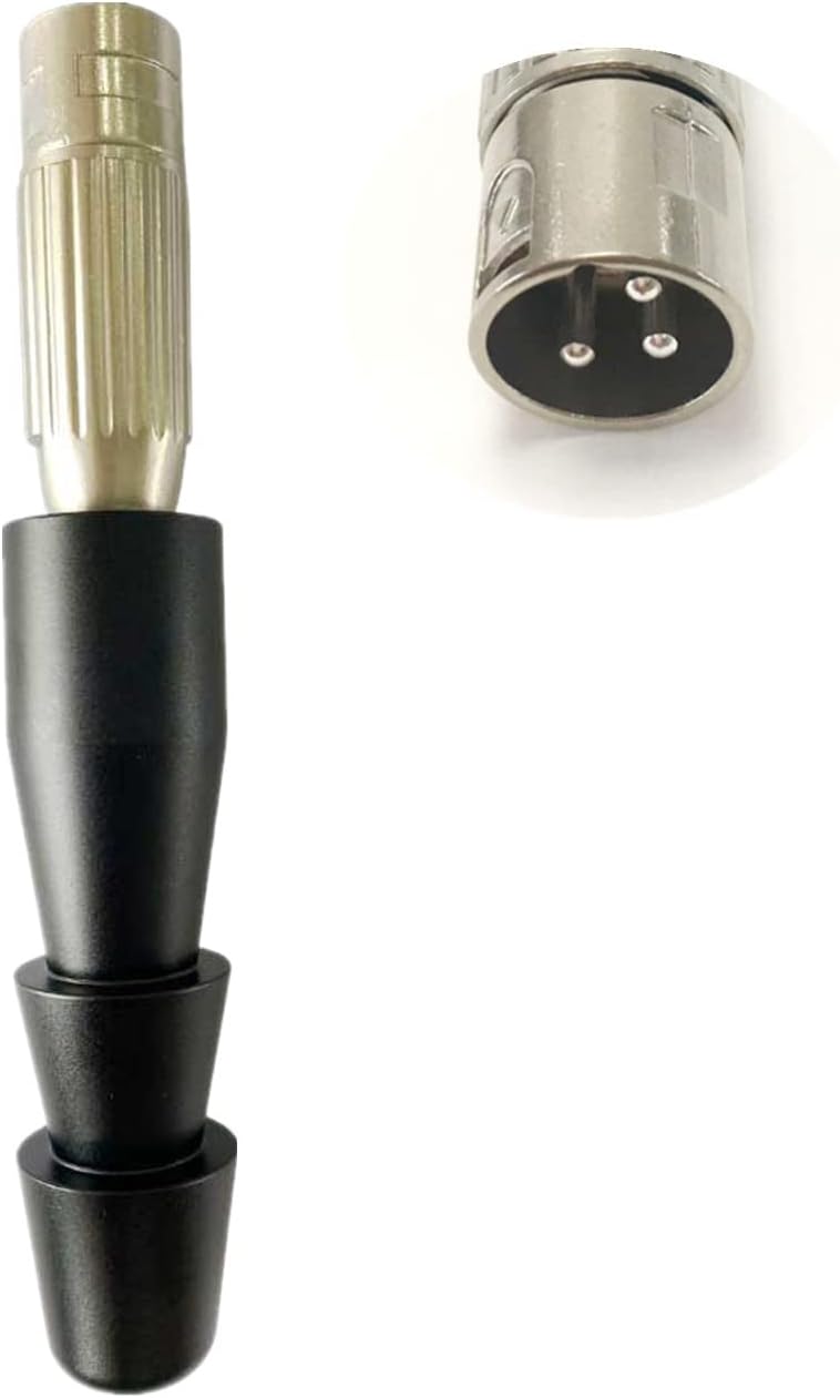 3-Pins 3 XLR Male Connector for Reciprocating Saw Adapter Motion Machinery Vac-U-Lock Machine etc.