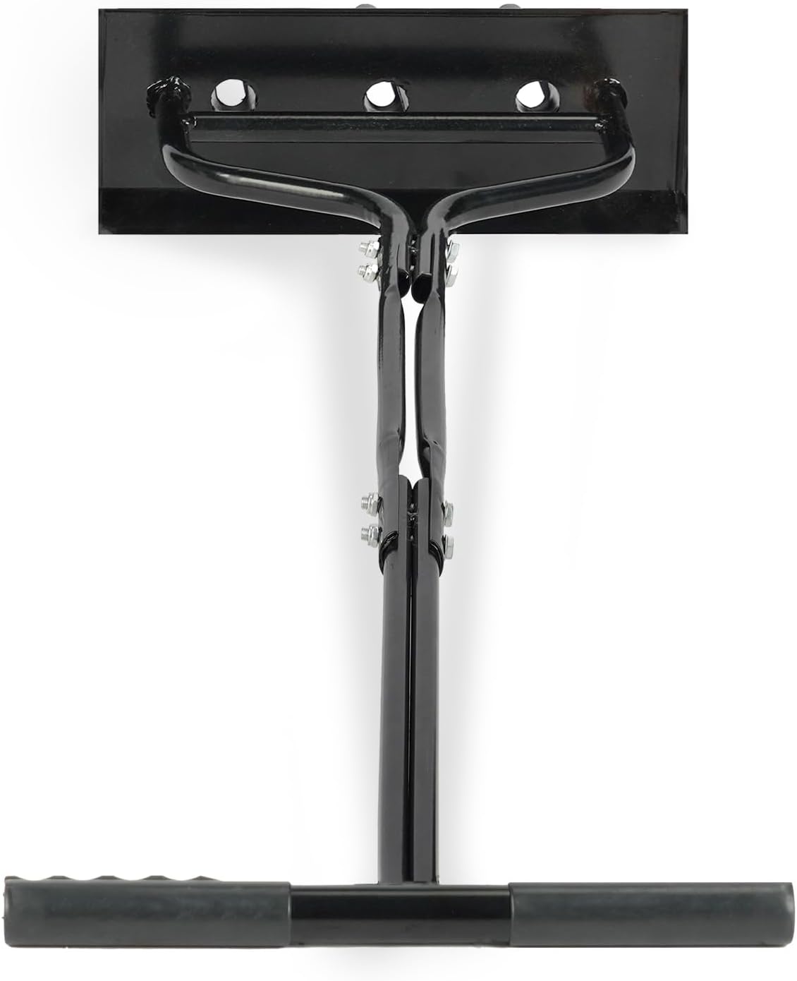 Core Aerator Lawn Tool, Grass Aerator with T-Shaped Handle, Soil Core Tray, 3 Hollow Tine, include Cleaning Stick, Manual Plug Core Aerators, Esay Assembly, Lawn Aerators for Yard, Garden, Park, Black