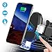 Produktbild allcaca Qi Ladestation Auto Wireless Charger Qi Handy Autohalterung Automatische-klemmung fürs Auto Kompatible für iPhone XS Mas XR X 8 8P Samsung Galaxy Note S10 S9 S8 S7 Huawei Mate 20 Pro Schwarz