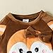 Baby Fleece Animal Sweatsuit 2Pcs Kids Girls Cute Print Pullover Shaggy Jogging Set Infant Fall (Brown, 18-24 Months)