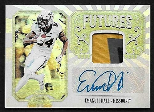 2019 Panini Legacy OFFicial mail order Futures Limited Special Price #EH Emanuel 3 Color Patch Hall Autogr