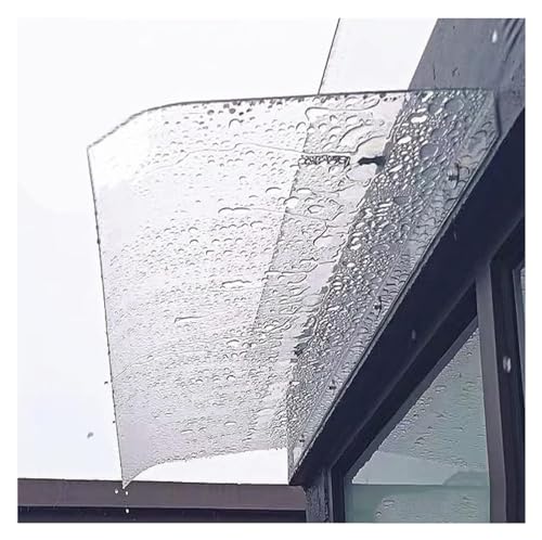 Auvent extérieur transparent pour abri de fenêtre et de terrasse