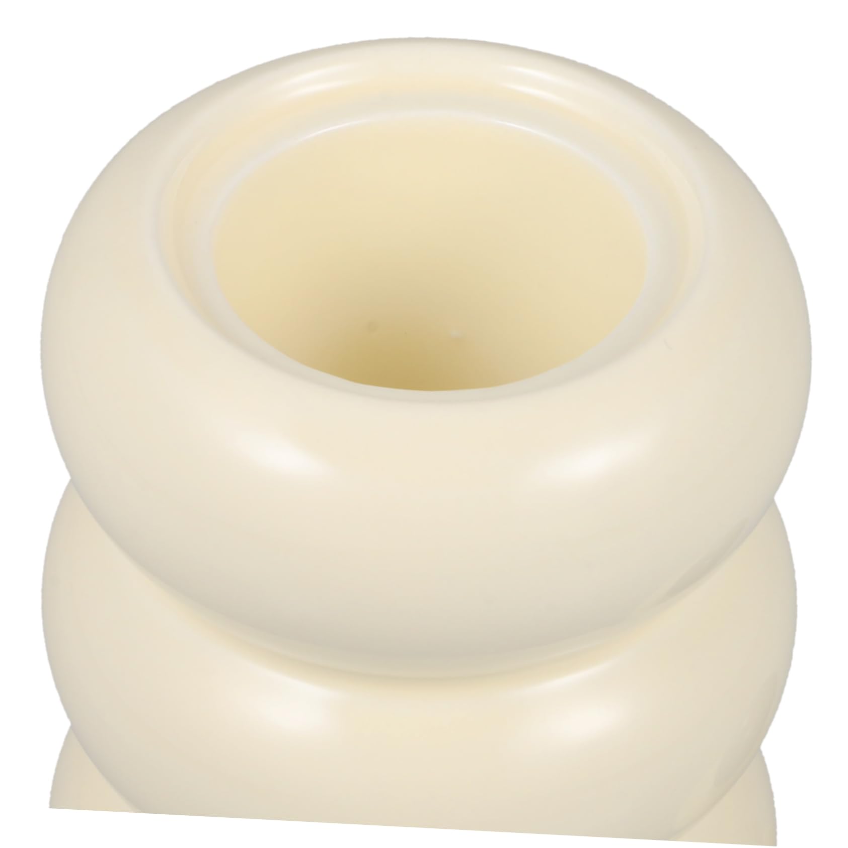 BRIGHTFUFU Ceramic Toothpick Jar Cotton Pads Toothpicks Outdoor Swab Jar Toothpick Organizer Lightweight Swab Holders Toothpick Storage Holder Cotton Pad Container Small Jar Beige Ceramics