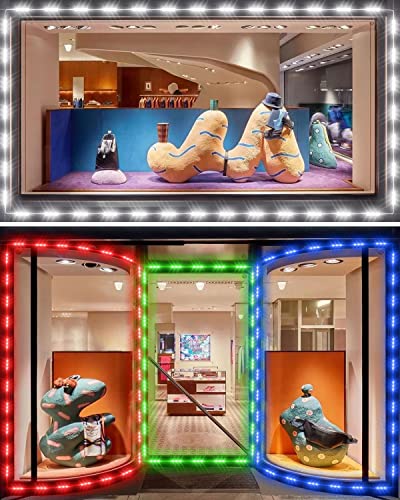 Pomelotree Led Storefront Lights For Business Waterproof Decorative Light For Advertising Letter Signs 4 Set 5050 Smd Window Strip 40Ft 80 Pieces Led Module Lights thumb #2