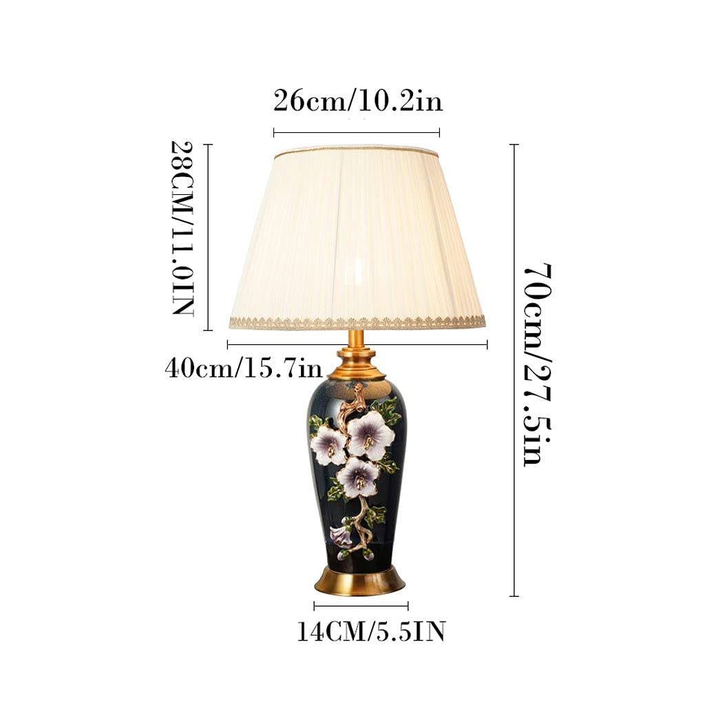 Lámpara de mesa Lampada da tavolo soggiorno decorazione ceramica lampada da comodino lampada da comodino a mano lampade da comodo adatta for camera da letto, soggiorno, caffetteria dormitorio y sala d