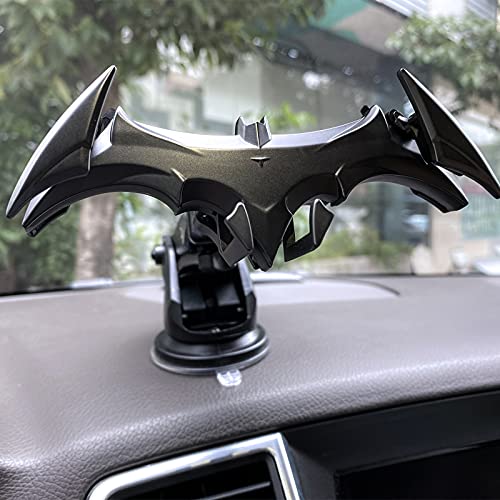 RANGUOWEN Car Phone Holder Batwings Mount Unique Cell Phone Holder For Car Accessories For Men Gifts Universal Vent/Dash/Windshield Gravity Automatic Locking Hands Free - Image 3