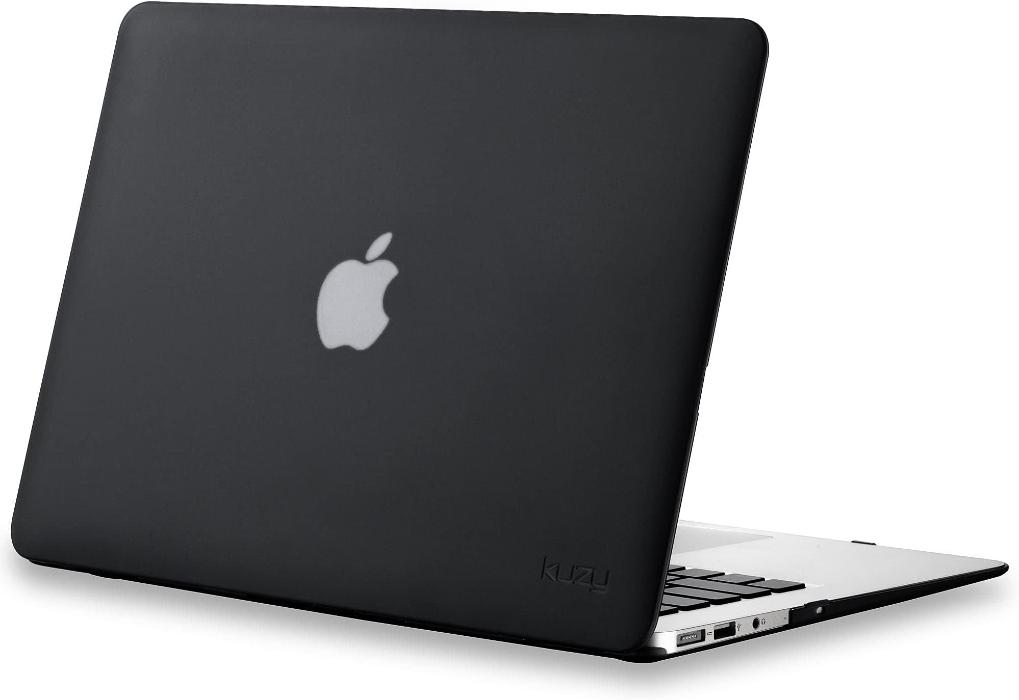 Kuzy Compatible with MacBook Air 13 inch Case 2017 2015 - A1466 MacBook Air Case Cover Hardshell MacBook Air 13.3 inch Case - MacBook Air 2017 Case - Older Version Case, Black