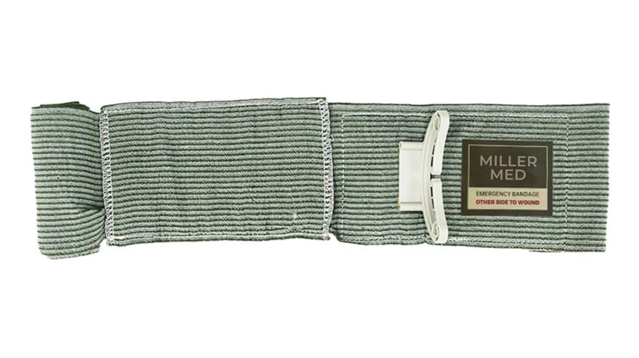 Israeli Compression Bandage Vacuum Sealed to Effectively Stop/Reduce Blood Flow from a Trauma Wound. Many Choices (4 Inch Bandage)