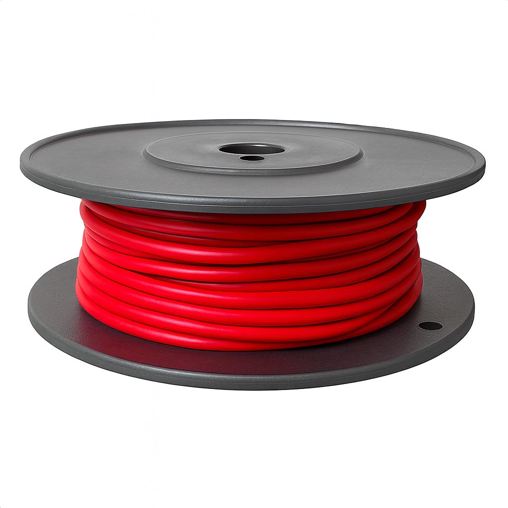 MGI SpeedWare Automotive Stranded Copper Wire, Cross-Linked High-Temperature GXL (16ga - 100ft, Black)