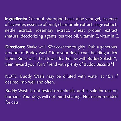 Buddy-Wash-2-in-1-Dog-Shampoo-and-Conditioner-for-Dog-Grooming-Lavender-Mint-1-gal-Bottle - Cucciolini Doodles   Buddy-Wash-2-in-1-Dog-Shampoo-and-Conditioner-for-Dog-Grooming-Lavender-Mint-1-gal-Bottle