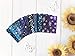 Craftido -25 Options- 100% Cotton Quilting Fabric Bundles 10pcs Fat Quarters 18”x21”-Medium Weight 5.2 oz- Soft Cotton for Quilting, Sewing Project, Patchwork, DIY Crafts – Starry Sky
