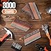 MorningRo 3000 Counts Hot Dipped Galavanized Framing Nails, 3 x 0.12 Inch, 21 Degree Round Head, Ring Shank for Use in All Pressure Treated Lumber
