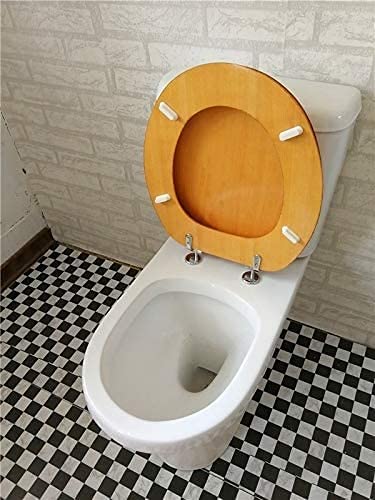 Wc Bril Softclose Scharnier Toiletbril, Duurzame Toiletbril, Toiletbril 42-47Cmx36-39Cm TREEECFCST5813 - Image 4