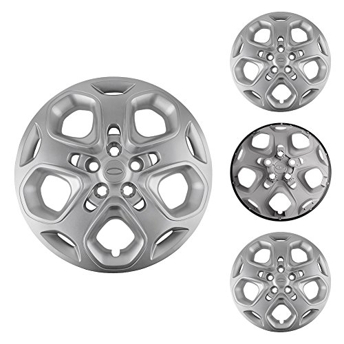 LEDKINGDOMUS Ford Fusion Hubcaps, 4pcs Hub Caps for Ford Fusion with 17” Steel Wheels 5 Lug Hubcaps Wheel Covers OE Number AE5Z1130C AE5Z1130D AE5Z1130AA