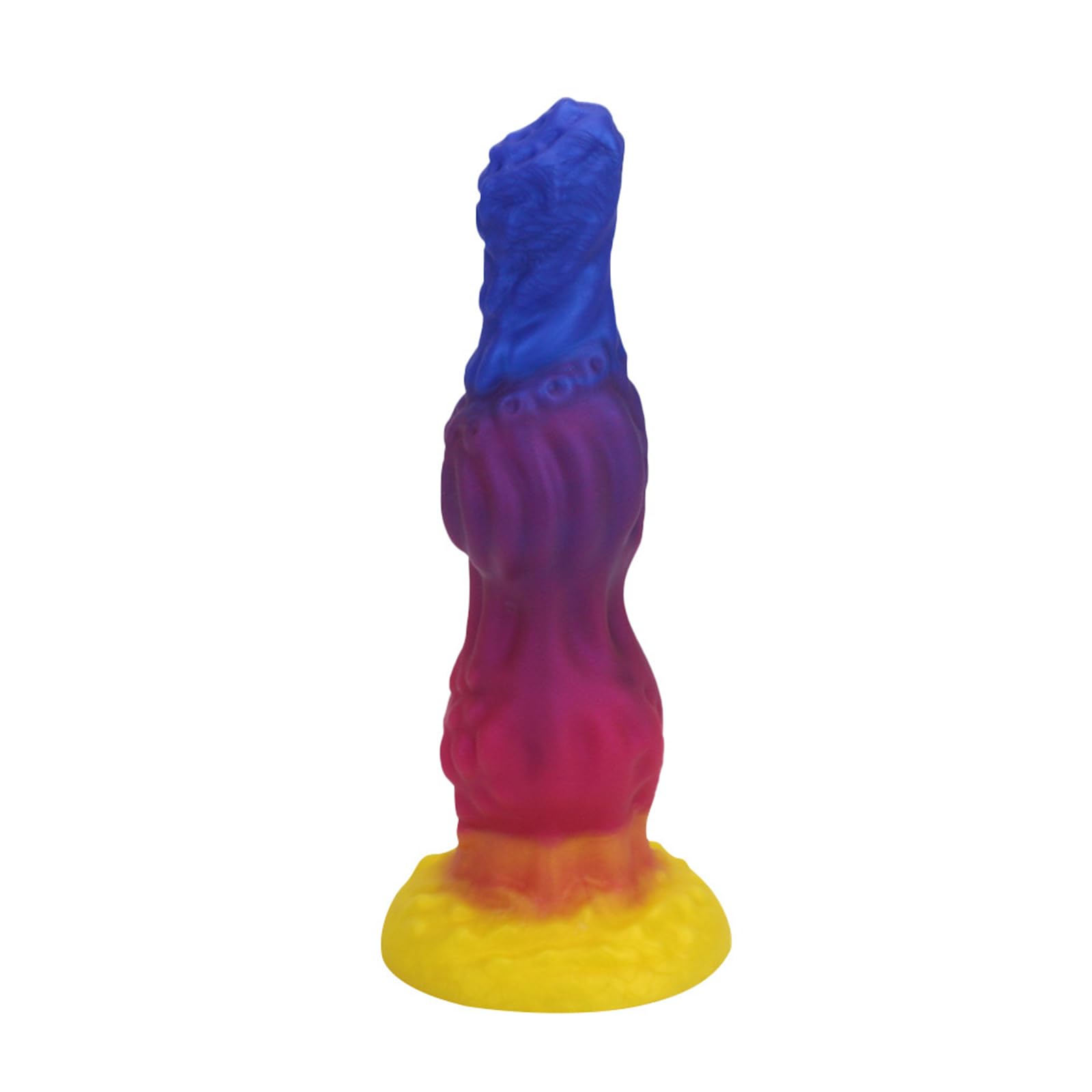 Monster Fantasy Dildo Animale Cane Pene Dildo con Grande Doppio Nodo 5 Misure Plug Anale Silicone Butt Plug Masturbarsi Giocattoli Sessuali for Donne(XL)