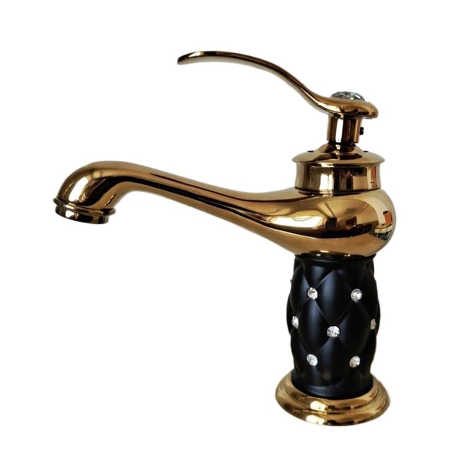 Robinet cascade de luxe en laiton pour évier de salle de bain moderne