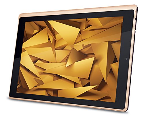 Image of iBall Slide Elan 4G2 Tablet (10.1 inch, 16GB, Wi-Fi + 4G LTE + Voice Calling), Gold-Cobalt Brown
