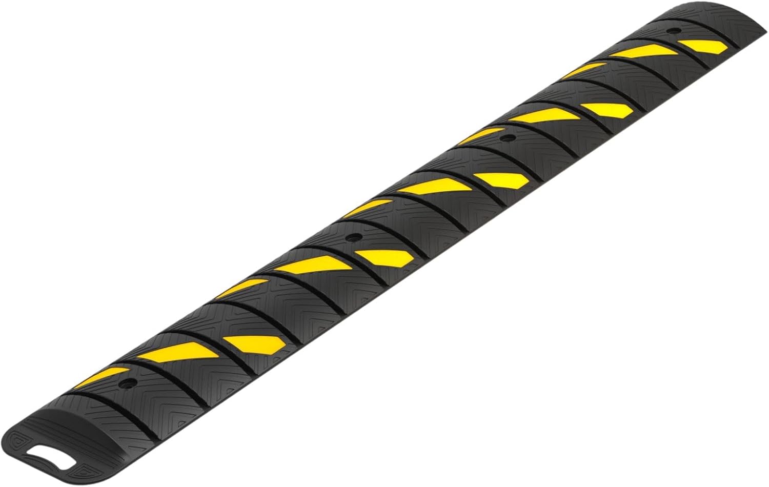 Portable Roll Up Speed Bump - 6Ft Collapsible Speed Humps for Driveway, Garage, Parking Lot - for Asphalt, Concrete, Gravel with Reflective Strips(Roll Up Speed Bump 6 Ft)