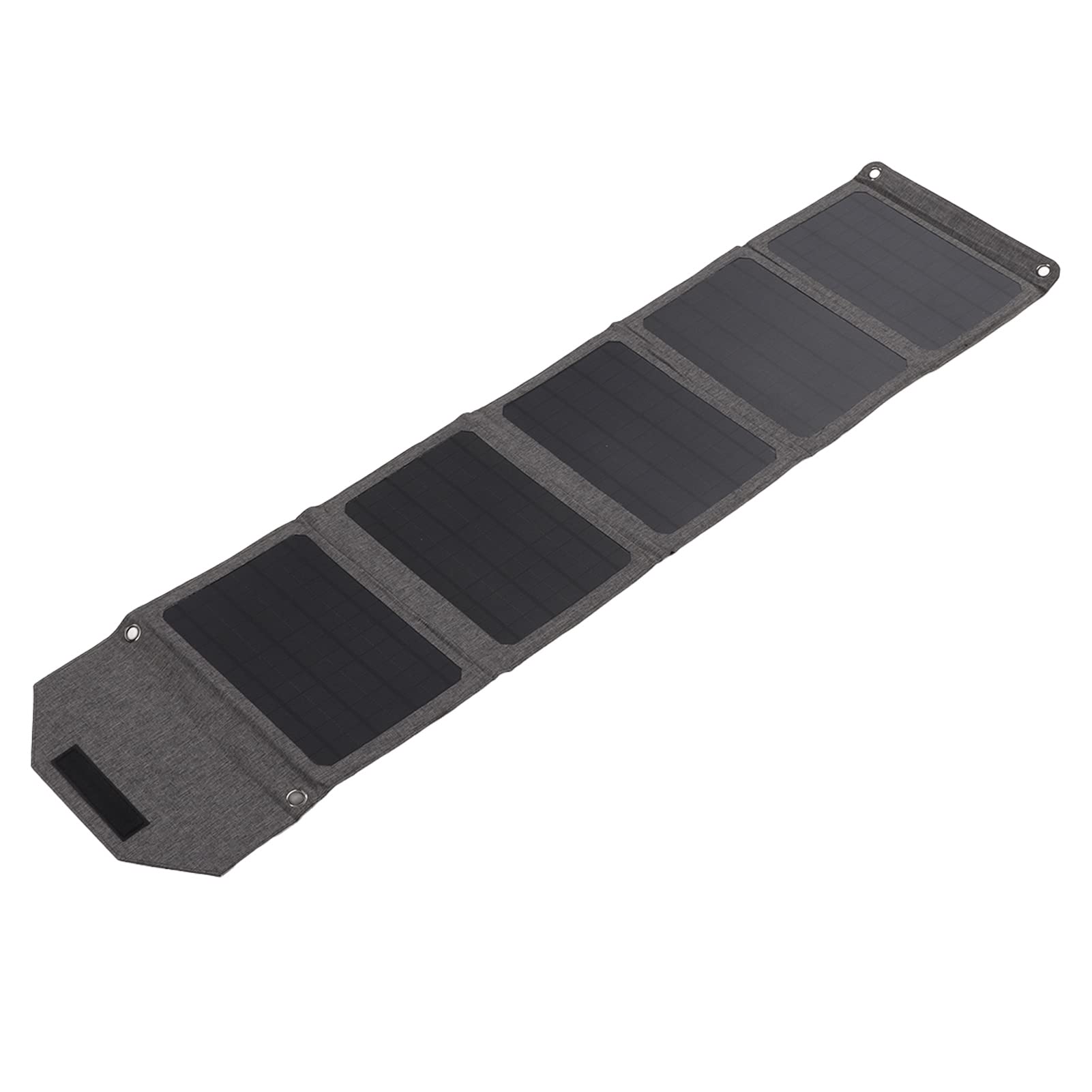 Borsa pieghevole per pannello solare da esterno da 30 W Caricatore solare portatile con doppia uscita CC USB per escursionismo in campeggio Realizzato in tessuto Oxford di silicio