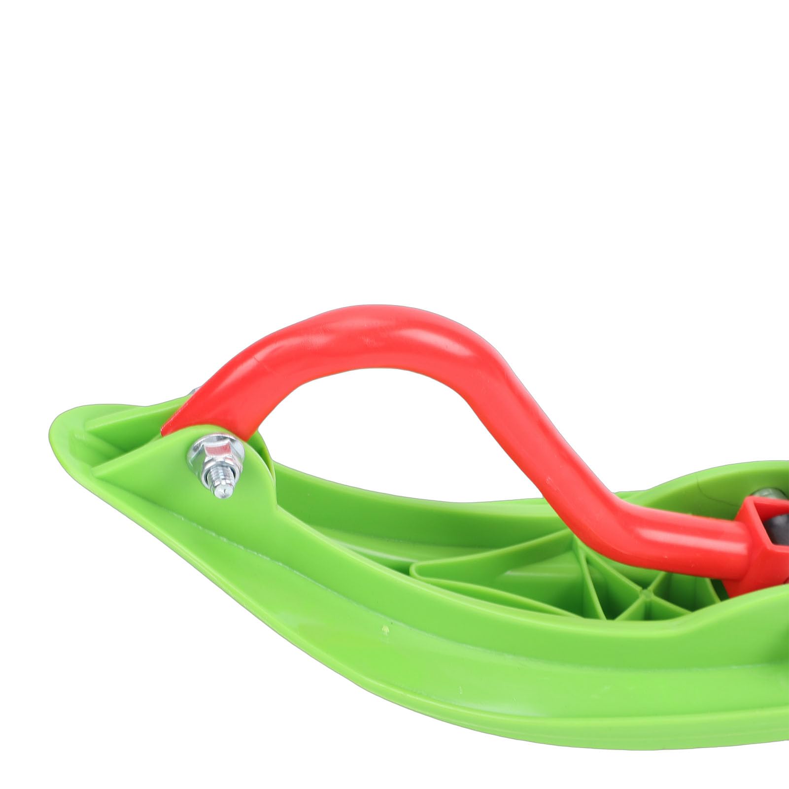 RiToEasysports Planche de Luge pour VTT, Planche de Luge de Motoneige en Métal ABS avec Surface Texturée Antidérapante, Conception de Frein à Tambour Avant Gauche Droite Stable pour Les Coureurs de