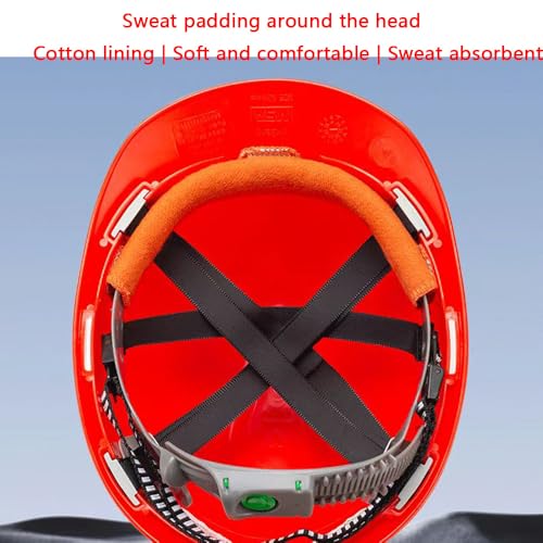 Schutzhelm Schweißband Waschbar, 10 Stück Schutzhelm Schweißband Waschbar, Wiederverwendbar Set, für Baustellenhelme, Fahrradhelme