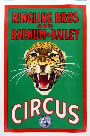 Ringling Bros. Circus Leopard Poster 24x36