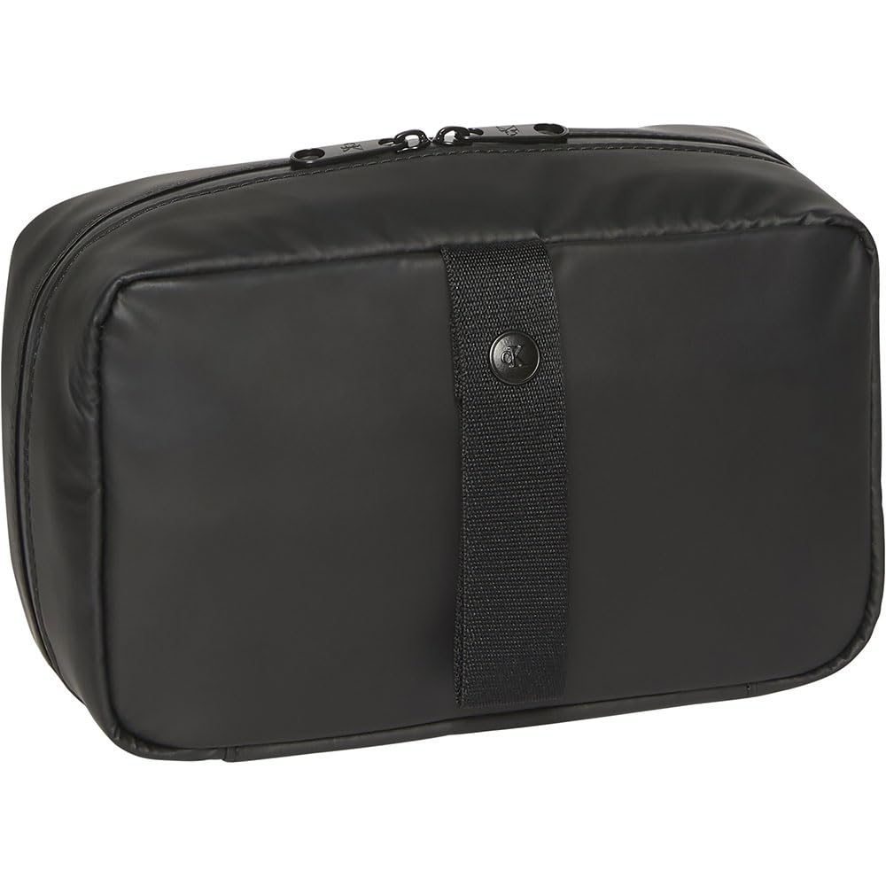 CALVIN KLEIN Kit DOPP Utilitaire pour Homme avec Cintre LV04D1135G Dopp Kit, Noir (Noir), Taille Unique, Noir (Noir), Taille Unique, Kit Dopp