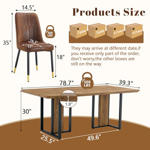 Dining-Room-Table-Set-for-879-Rectangle-Wood-Dining-Table-Set-with-8-Thick-Cushion-Upholstered-Chairs9-Piece-Dining-Table-Set-Easy-AssemblyDinner-Table-Set-for-8-for-Kitchen Dining Room Table Set for 879 Rectangle Wood Dining Table Set with 8 Thick Cushion Upholstered Chairs9 Piece Dining Table Set Easy AssemblyDinner Table Set for 8 for Kitchen